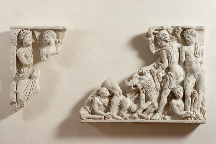 Römischer Sarkophag mit der Darstellung des Mythos von Meleager